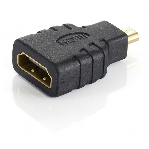 Equip 118915 adaptador de cable microHDMI HDMI Negro