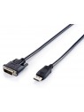 Equip 119336 adaptador de cable de vídeo 2 m DisplayPort DVI-D Negro