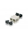 Equip 156140 adaptador de fibra óptica SC Beige