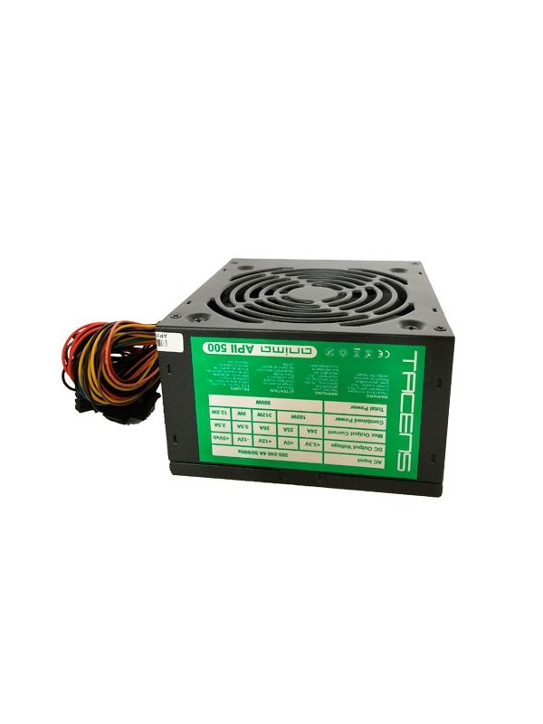 Tacens APII500 unidad de fuente de alimentación 500 W 20+4 pin ATX ATX Negro