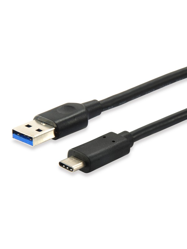 Equip 12834107 cable USB 1 m 3.2 Gen 2 (3.1 Gen 2) USB A USB C Negro