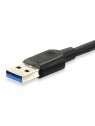 Equip 12834107 cable USB 1 m 3.2 Gen 2 (3.1 Gen 2) USB A USB C Negro