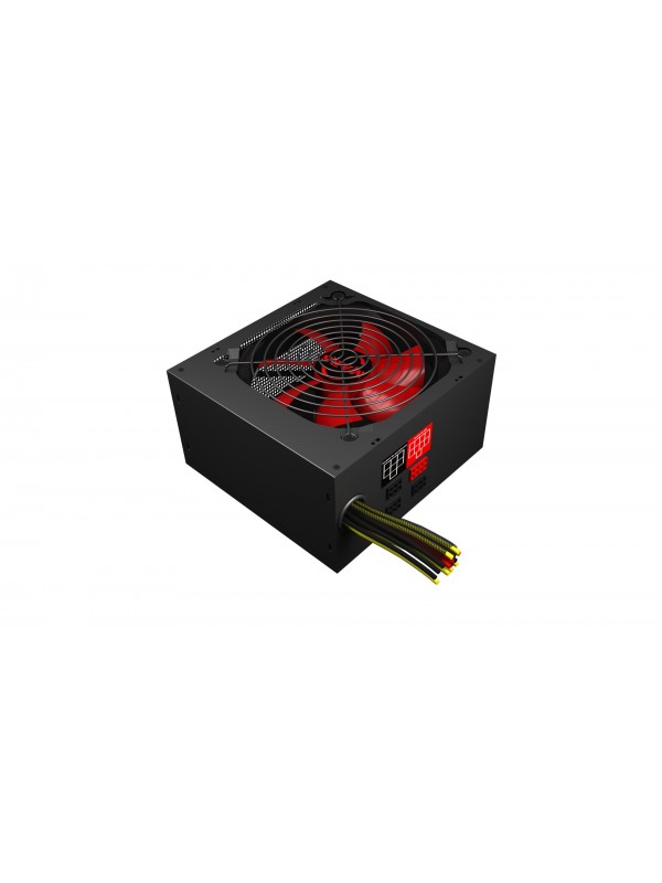 Mars Gaming MPII750 unidad de fuente de alimentación 750 W 20+4 pin ATX ATX Negro, Rojo