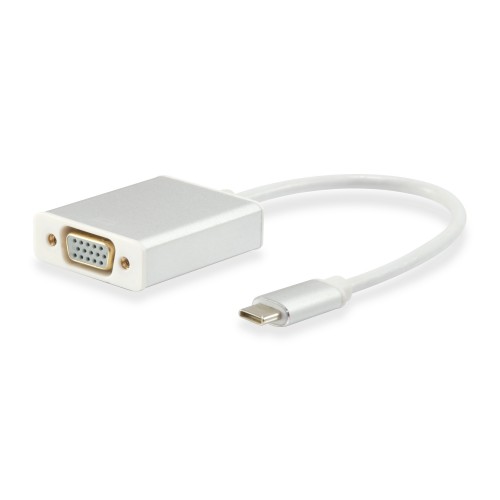 Equip 133451 adaptador de cable USB Type C VGA Blanco