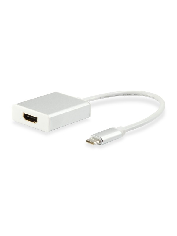 Equip 133452 adaptador de cable USB Type C HDMI Blanco