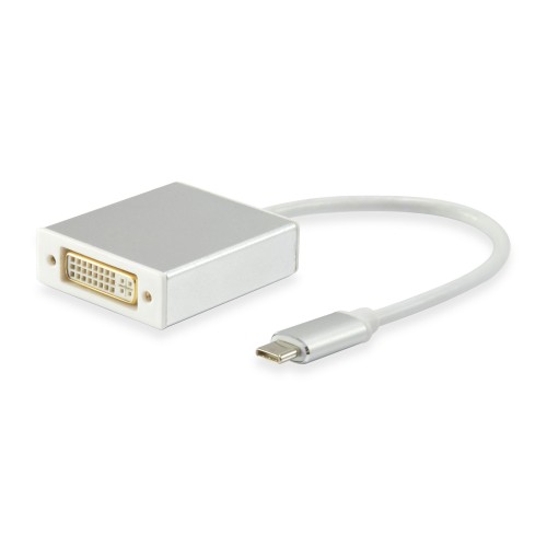 Equip 133453 adaptador de cable USB Type C DVI Blanco