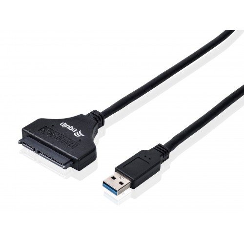 Equip 133471 adaptador de cable USB 3.0 A SATA Negro