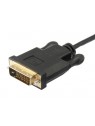 Equip 133468 adaptador de cable de vídeo 1,8 m USB Tipo C DVI-D Negro