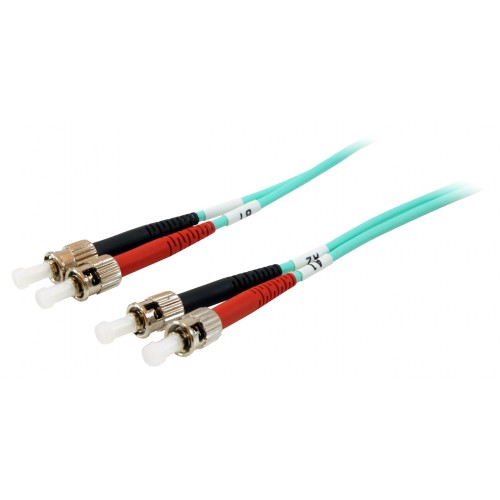 Equip 25224207 cable de fibra optica 2 m OM3 ST Turquesa