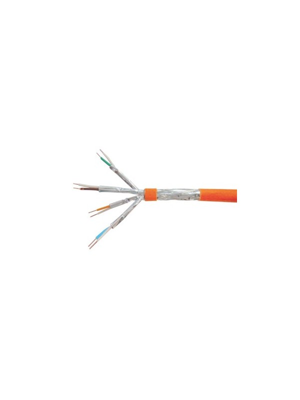 Equip 187321 cable de red 100 m Cat7 S FTP (S-STP) Naranja