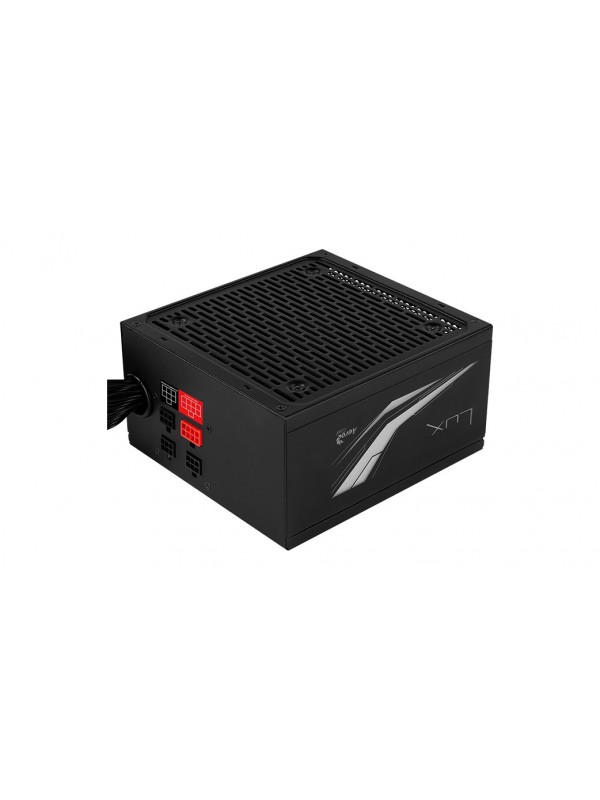 Aerocool Lux RGB 550M unidad de fuente de alimentación 550 W 20+4 pin ATX Negro