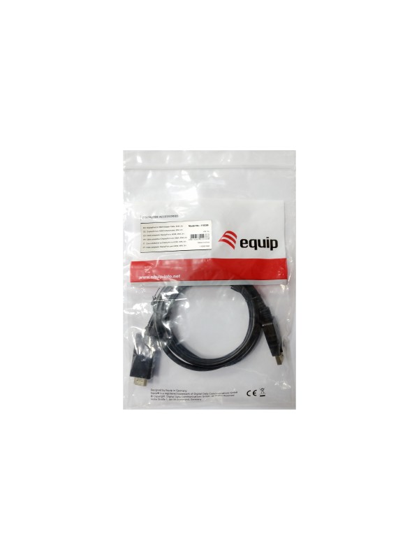 Equip 119391 adaptador de cable de vídeo 3 m DisplayPort HDMI Negro