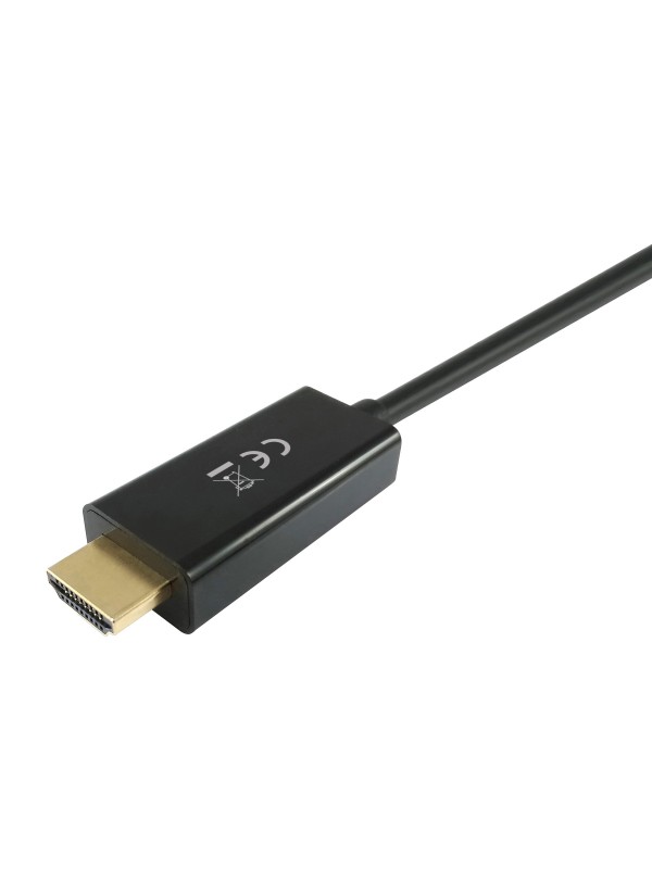 Equip 119391 adaptador de cable de vídeo 3 m DisplayPort HDMI Negro