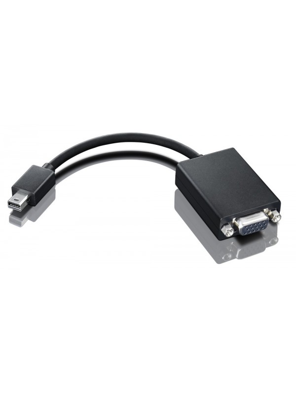 Lenovo 0A36536 adaptador de cable mini-DisplayPort VGA Negro