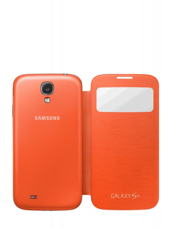 Samsung S View funda para teléfono móvil Libro Naranja