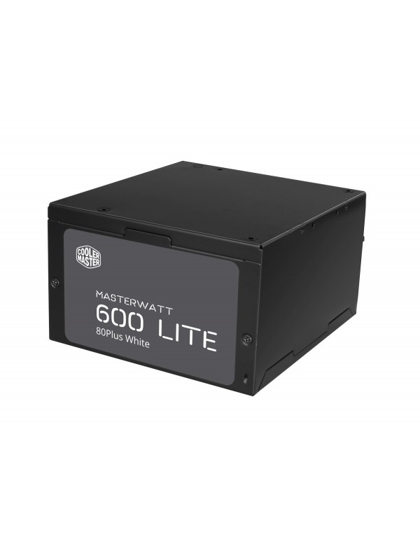 Cooler Master MasterWatt Lite unidad de fuente de alimentación 600 W 20+4 pin ATX ATX Negro