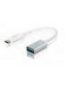 j5create JUCX05 cable USB 0,1 m 3.2 Gen 2 (3.1 Gen 2) USB C USB A Blanco