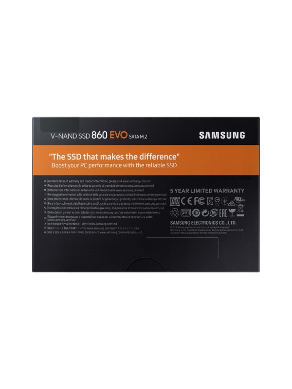 Samsung 860 EVO M.2 500 GB Serial ATA III V-NAND MLC