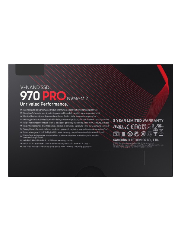 Samsung 970 PRO M.2 1000 GB PCI Express 3.0 V-NAND MLC NVMe