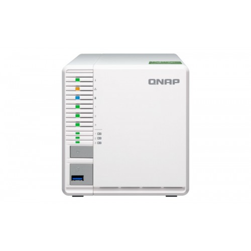 QNAP TS-332X Alpine AL-324 Ethernet Tower Gris, Blanco NAS