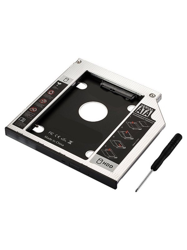 Ewent EW7003 funda para disco duro externo Acrilonitrilo butadieno estireno (ABS), Aluminio Negro, Blanco