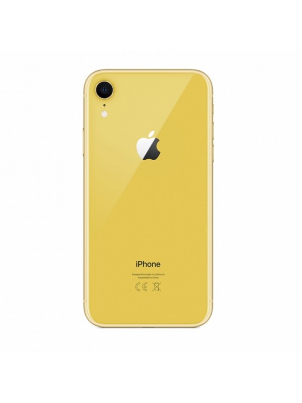 iphone xr yellow trasera