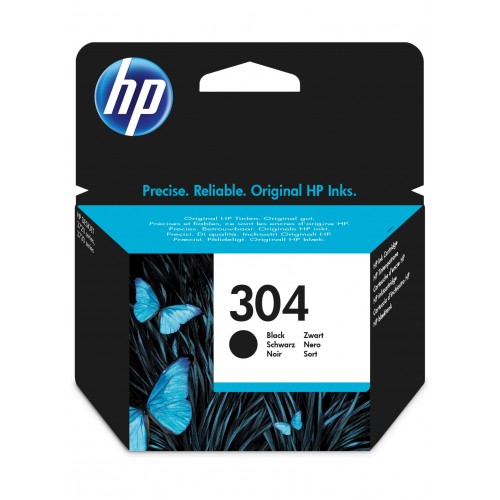 HP 304 Original Rendimiento estándar Negro