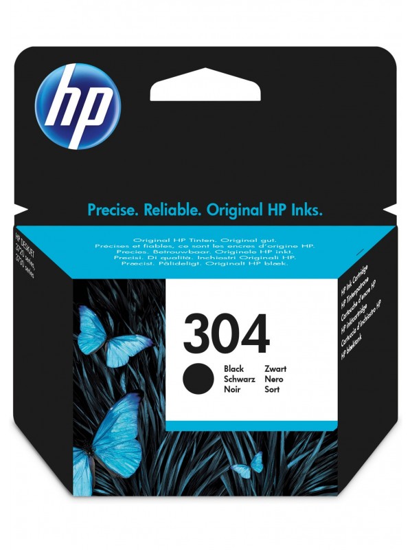 HP 304 Original Rendimiento estándar Negro