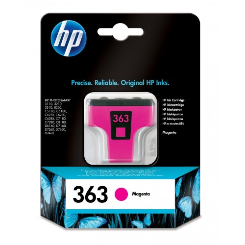 HP 363 1 pieza(s) Original Rendimiento estándar Foto magenta