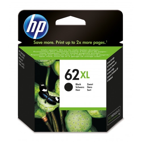 HP 62XL Original Alto rendimiento (XL) Negro