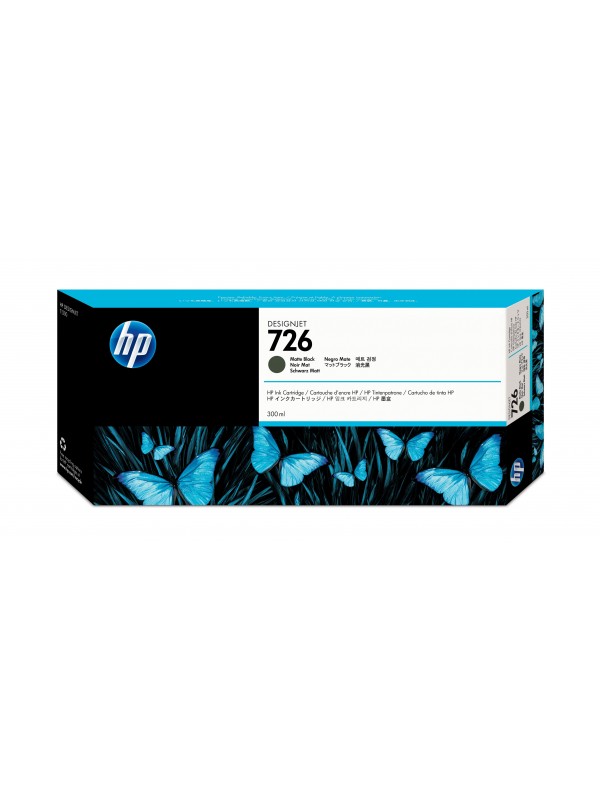 HP 726 Original Negro mate