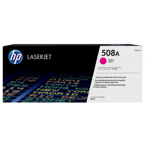 HP Cartucho de tóner original LaserJet 508A magenta 1 pieza(s)