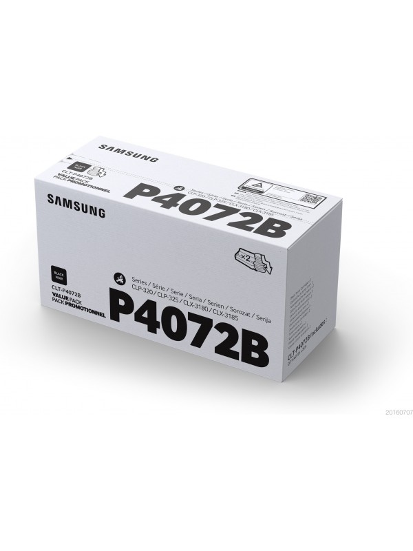 Samsung CLT-P4072B 2 pieza(s) Original Negro