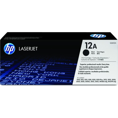 HP 12A 1 pieza(s) Original Negro