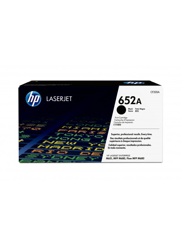 HP 652A 1 pieza(s) Original Negro