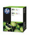 HP 301XL 2-pack Tri-color 2 pieza(s) Original Alto rendimiento (XL) Cian, Magenta, Amarillo