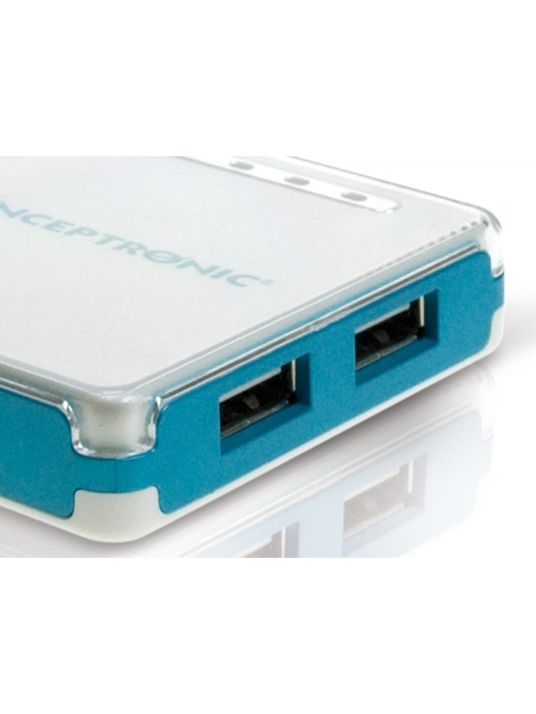 Conceptronic 4 PORTS USB 2.0 HUB WITH ADAPTER