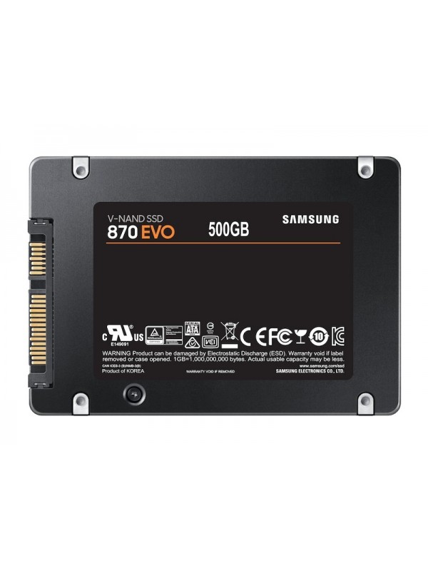 Samsung 870 EVO 2.5" 500 GB Serial ATA III V-NAND