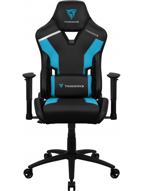 ThunderX3 TC3 Silla para videojuegos universal Asiento acolchado Negro, Azul