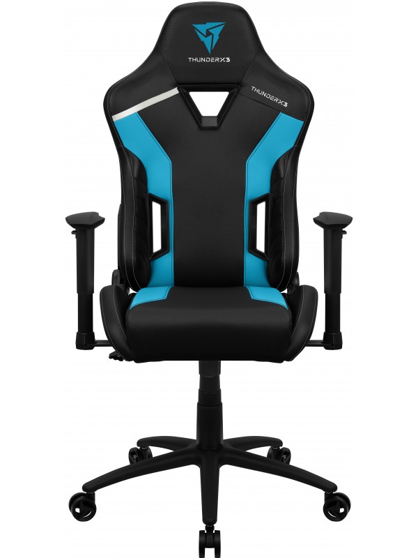 ThunderX3 TC3 Silla para videojuegos universal Asiento acolchado Negro, Azul