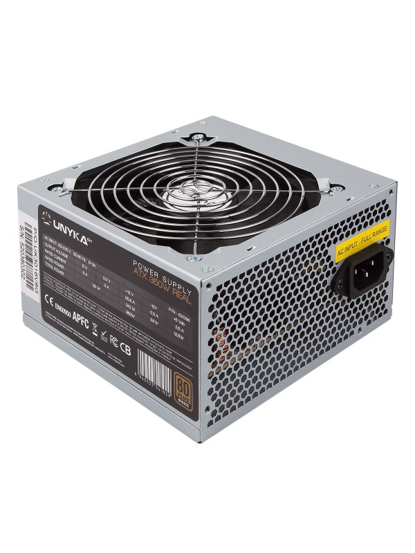 UNYKAch 52038 unidad de fuente de alimentación 350 W ATX Plata