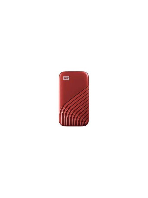 Western Digital My Passport 2000 GB Rojo