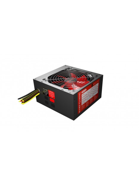 Mars Gaming MPII850 unidad de fuente de alimentación 850 W 20+4 pin ATX ATX Negro, Rojo