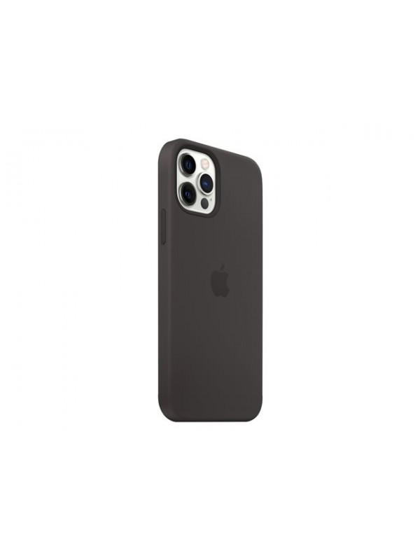 CARCASA SILICONA IPHONE 12-12 PRO MAGSAFE NEGRO