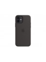 CARCASA SILICONA IPHONE 12-12 PRO MAGSAFE NEGRO