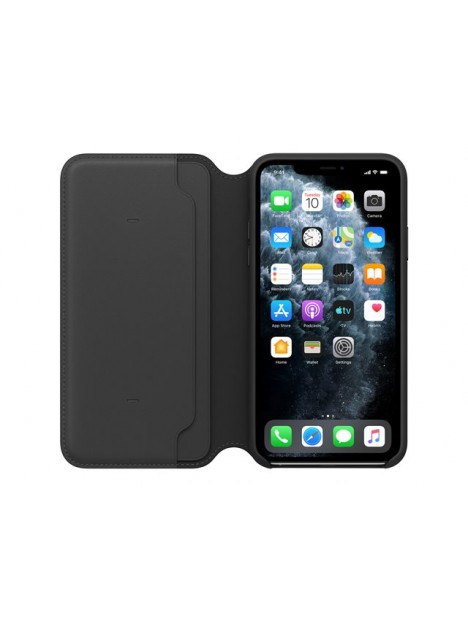 FUNDA APPLE IPHONE 11 PRO MAX FOLIO-NEGRO CON TAPA