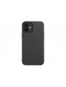 CARCASA DE PIEL NEGRA PARA IPHONE 12-12 PRO