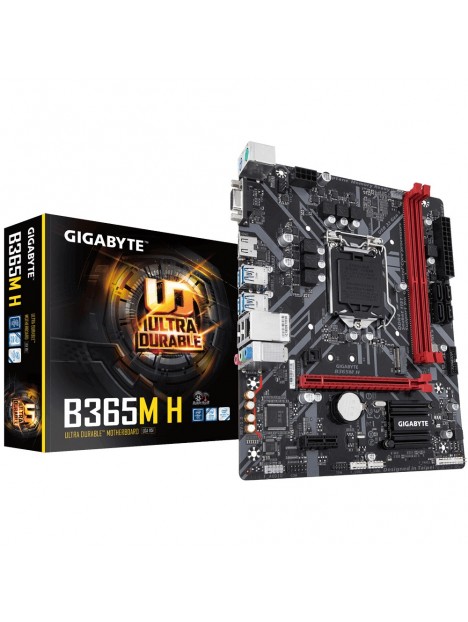 Gigabyte B365M H (rev. 1.0) Intel B365 LGA 1151 (Zócalo H4) micro ATX