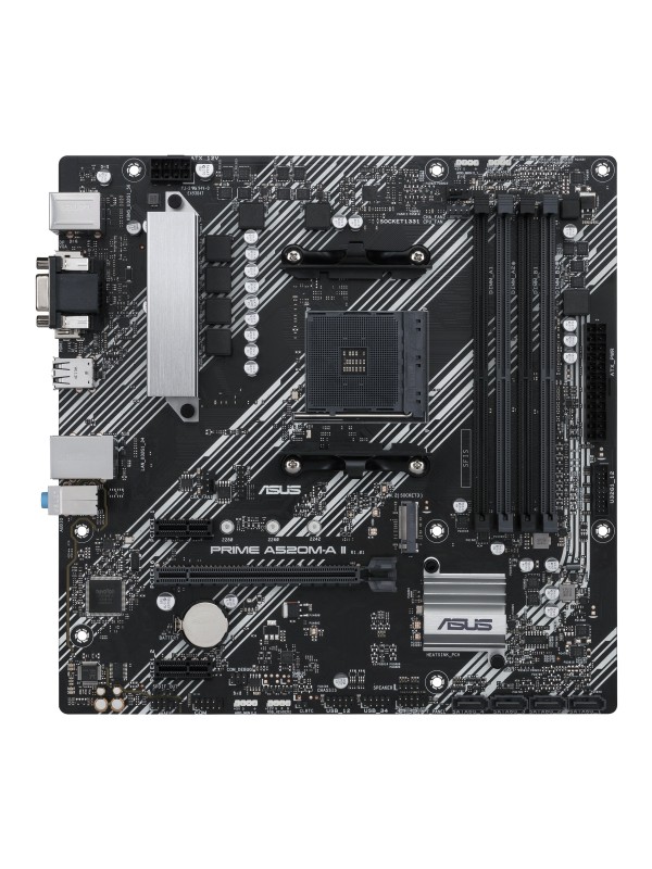 ASUS PRIME A520M-A II AMD A520 Zócalo AM4 micro ATX