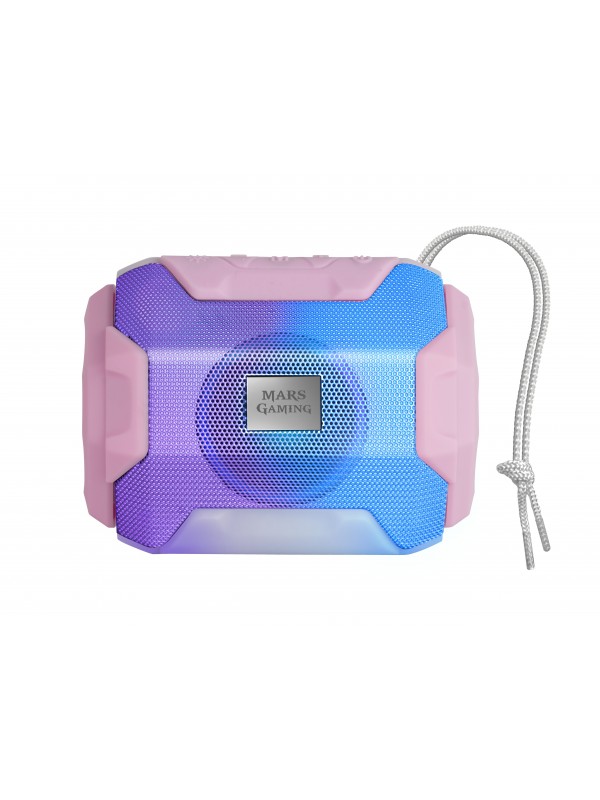 Mars Gaming MSBAXP, Altavoz Bluetooth 5.0 Compacto Rosa